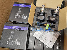 Світлодіодні LED лед лампи HEADLIGHT S1 цоколь H4, світло 6500К, фото 4