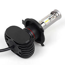 Світлодіодні LED лед лампи HEADLIGHT S1 цоколь H4, світло 6500К, фото 5