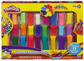 Набір пластиліну Плей до Play-Doh "Райдуга" 33 кольори