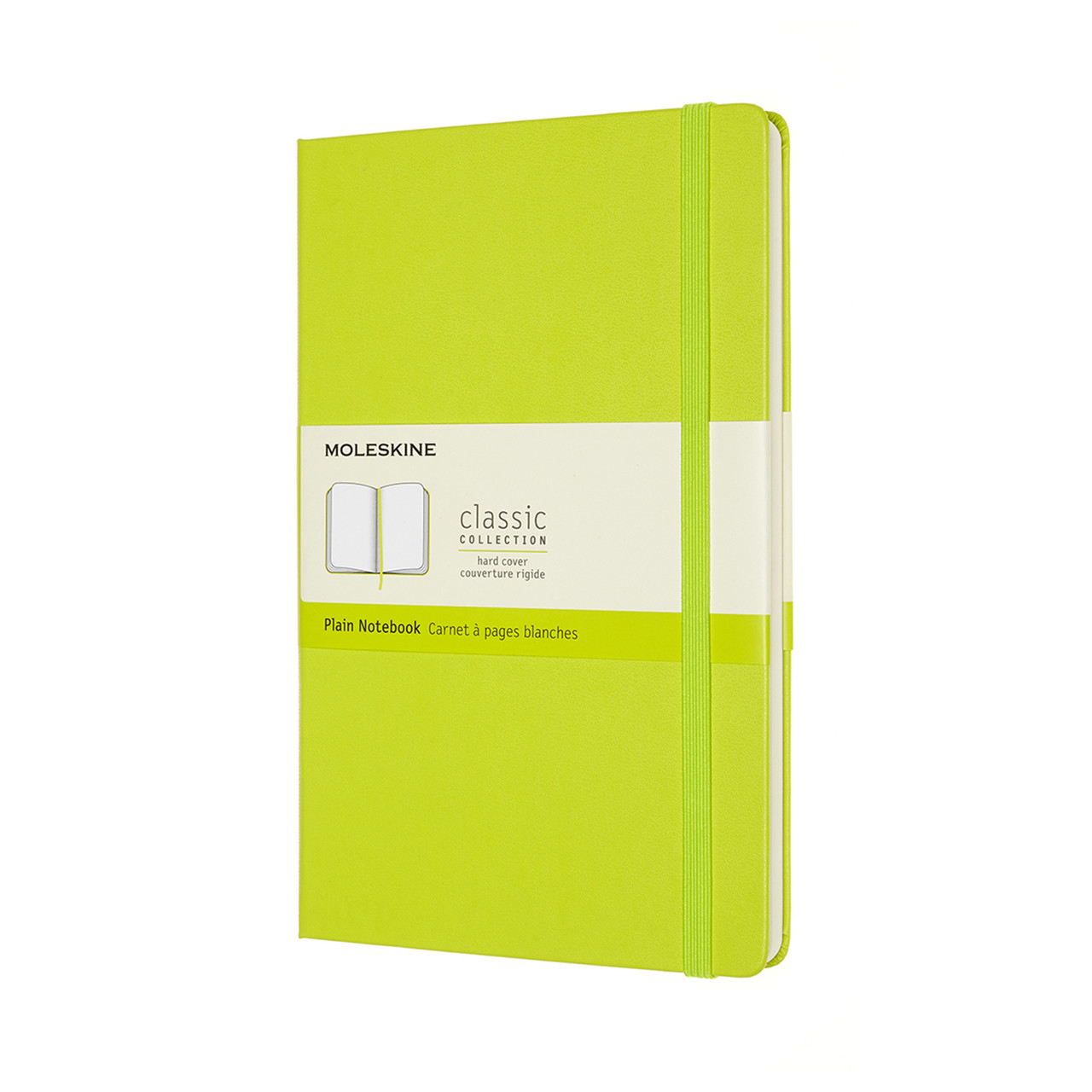 Блокнот Moleskine Classic середній 13х21 см нелінований Лимонний Зелений (QP062C2) (8056420850888)