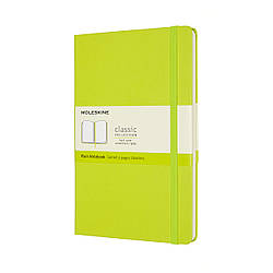 Блокнот Moleskine Classic середній 13х21 см нелінований Лимонний Зелений (QP062C2) (8056420850888)