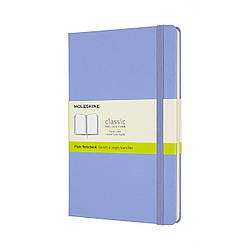 Блокнот Moleskine Classic середній 13х21 см нелінований Блакитна Гортензія (QP062B42) (8056420850826)