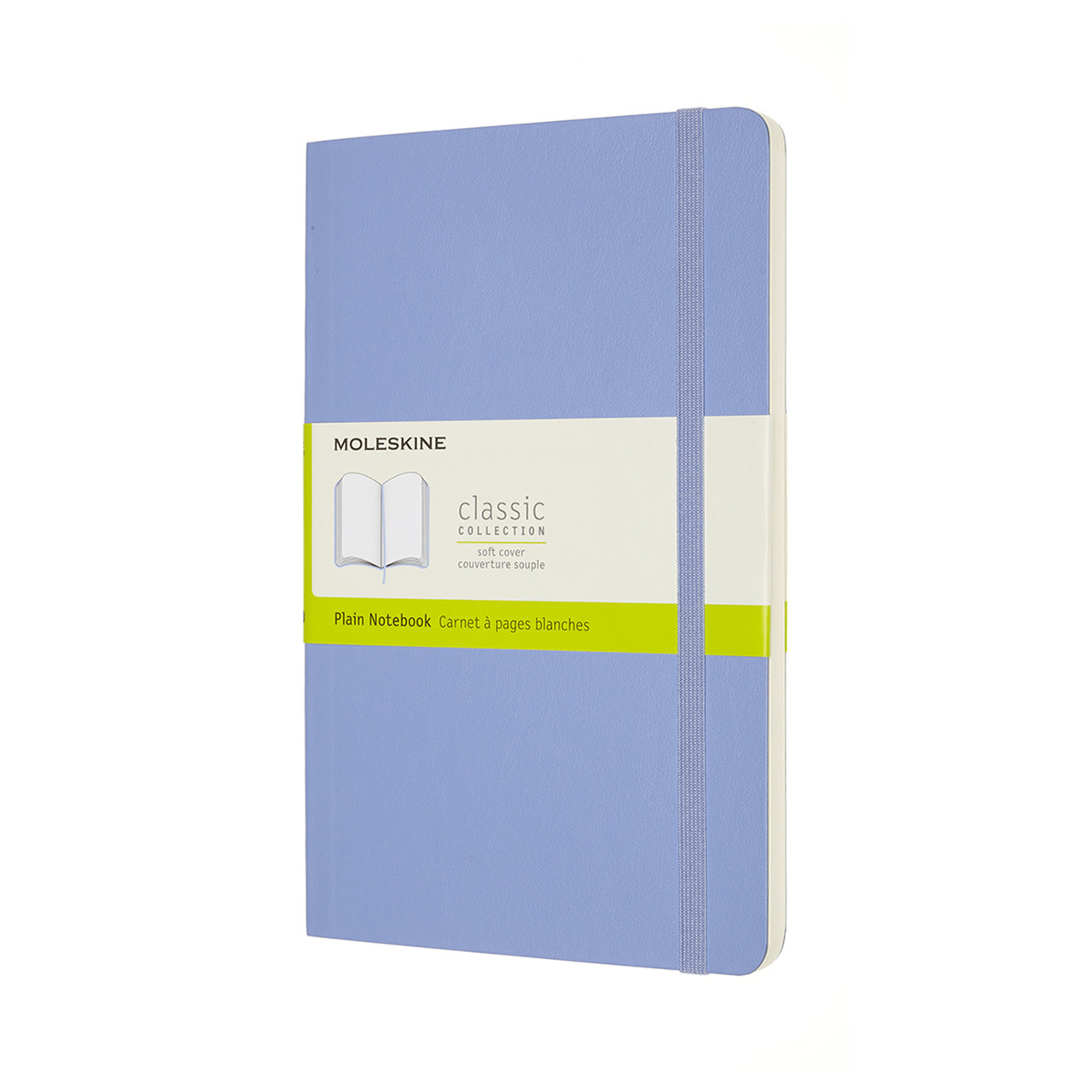 Блокнот Moleskine Classic середній 13х21 см нелінований Блакитна Гортензія М'яка обкладинка (8056420850949)