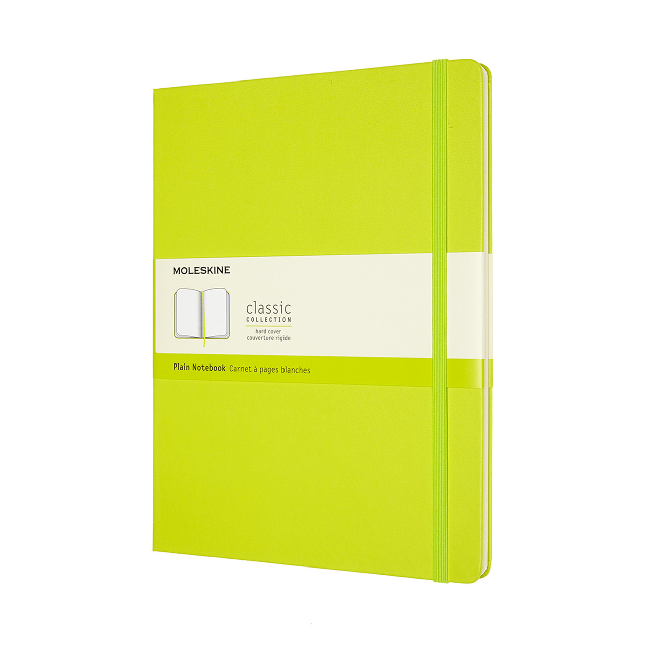 Блокнот Moleskine Classic Великий 19х25 см нелінований Лимонний Зелений (QP092C2) (8056420850901)