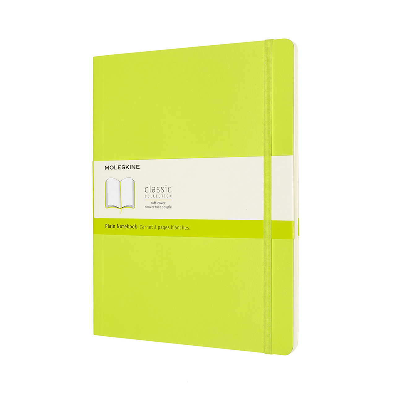 Блокнот Moleskine Classic Великий 19х25 см нелінований Лимонний Зелений М'яка обкладинка (8056420851021)