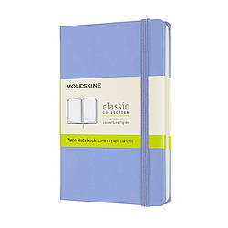 Блокнот Moleskine Classic кишеньковий 9х14 см нелінований Блакитна Гортензія (QP012B42) (8056420850802)