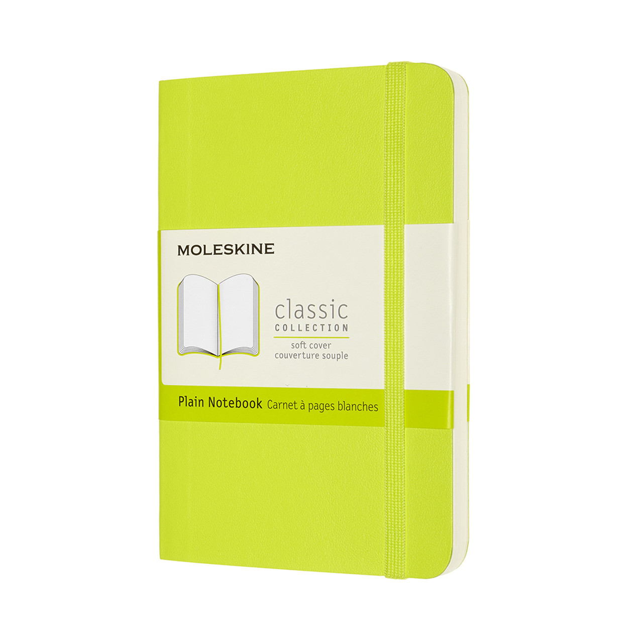 Блокнот Moleskine Classic кишеньковий 9х14 см нелінований Лимонний Зелений М'яка обкладинка (8056420850987)