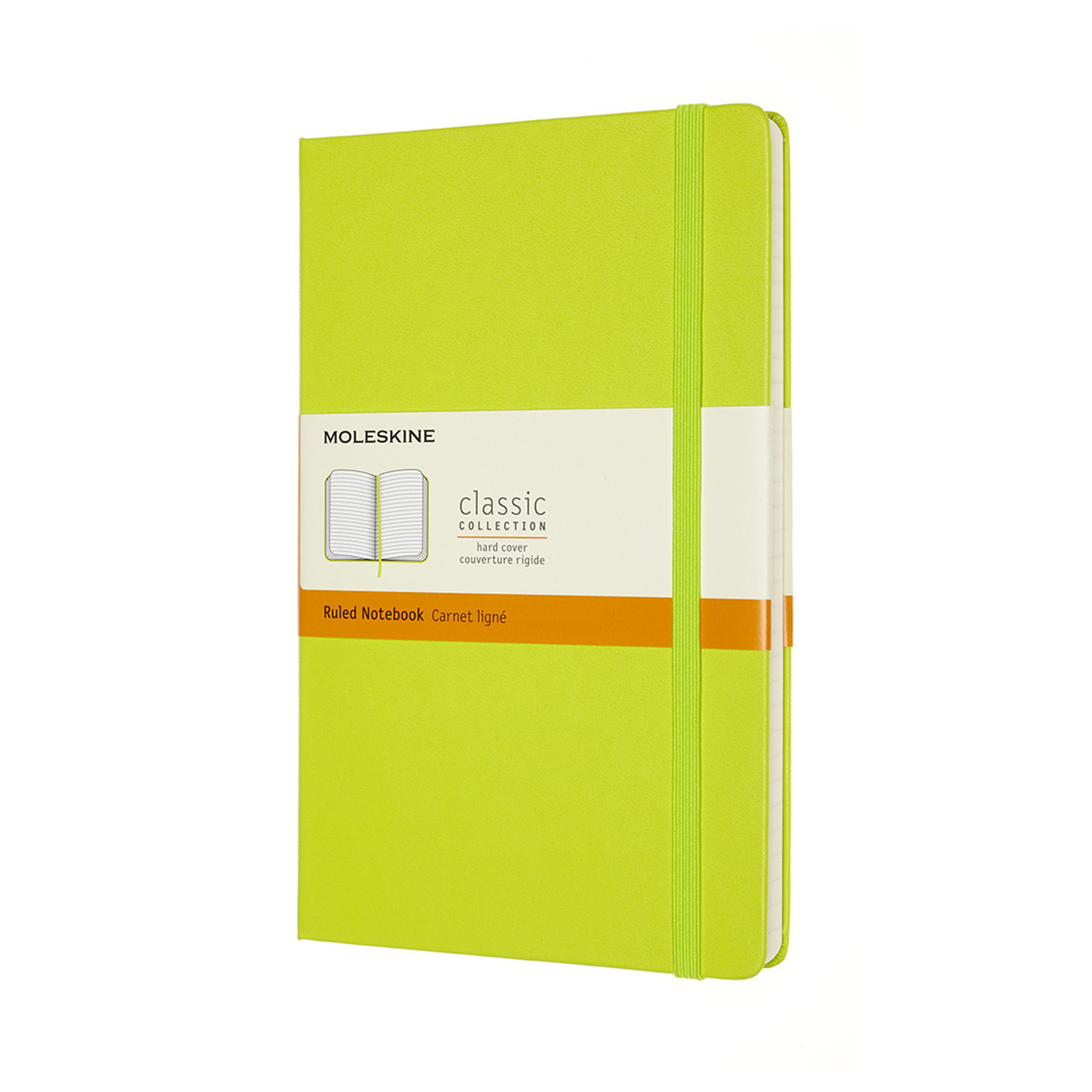 Блокнот Moleskine Classic середній 13х21 см в лінію Лимонний Зелений (QP060C2) (8056420850871)