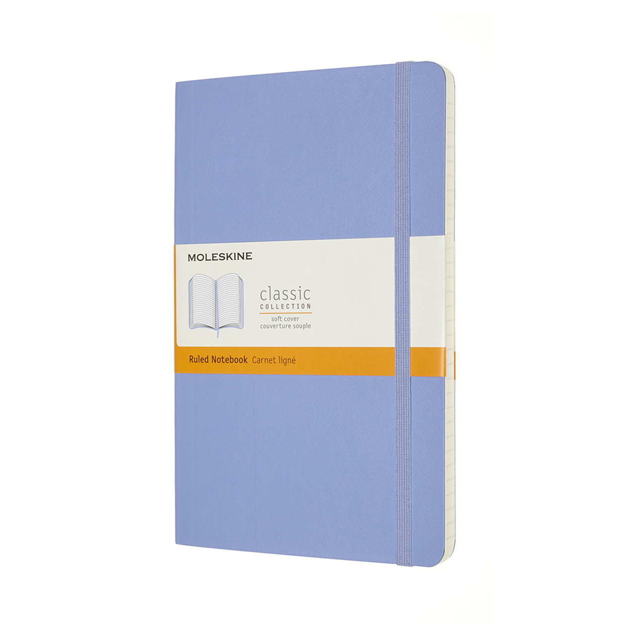 Блокнот Moleskine Classic середній 13х21 см в лінію Блакитна Гортензія М'яка обкладинка (8056420850932)