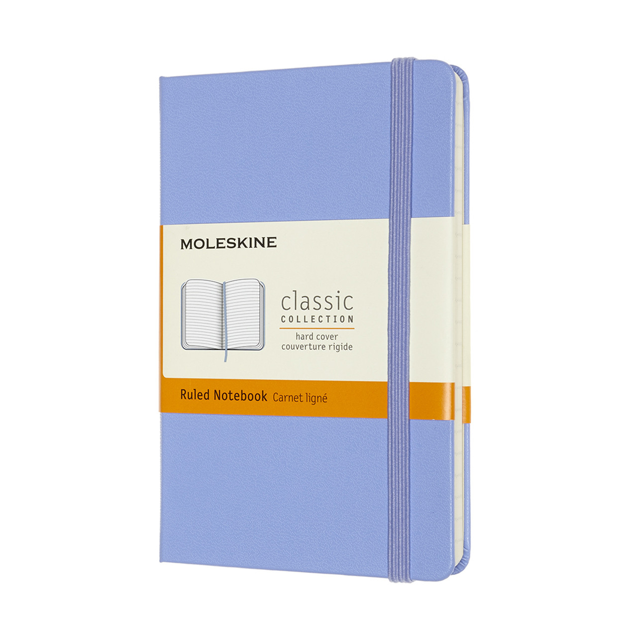 Блокнот Moleskine Classic кишеньковий 9х14 см в лінію Блакитна Гортензія (MM710B42) (8056420850796)