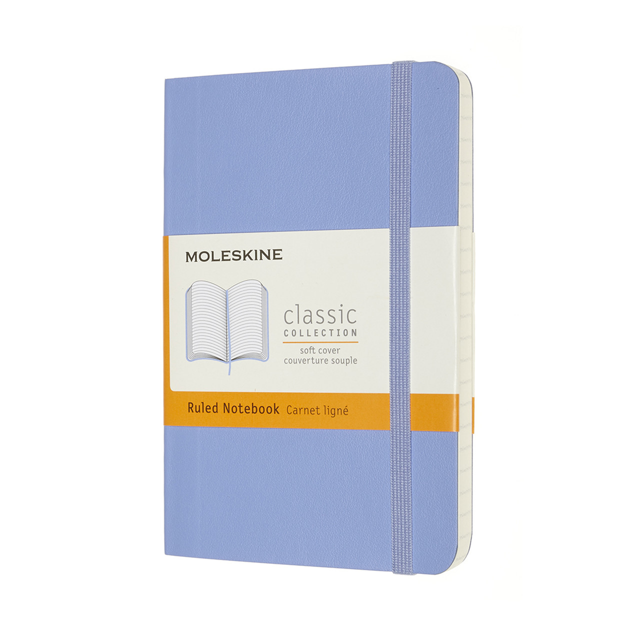 Блокнот Moleskine Classic кишеньковий 9х14 см в лінію Блакитна Гортензія М'яка обкладинка (8056420850918)