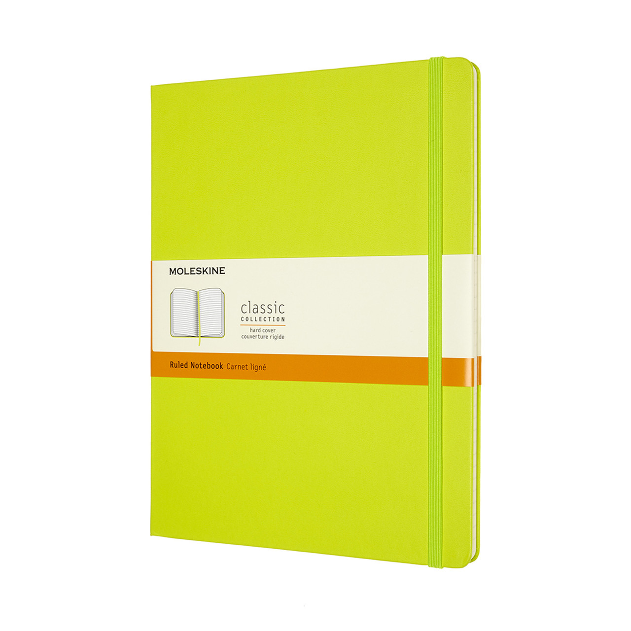 Блокнот Moleskine Classic Великий 19х25 см в лінію Лимонний Зелений (QP090C2) (8056420850895)
