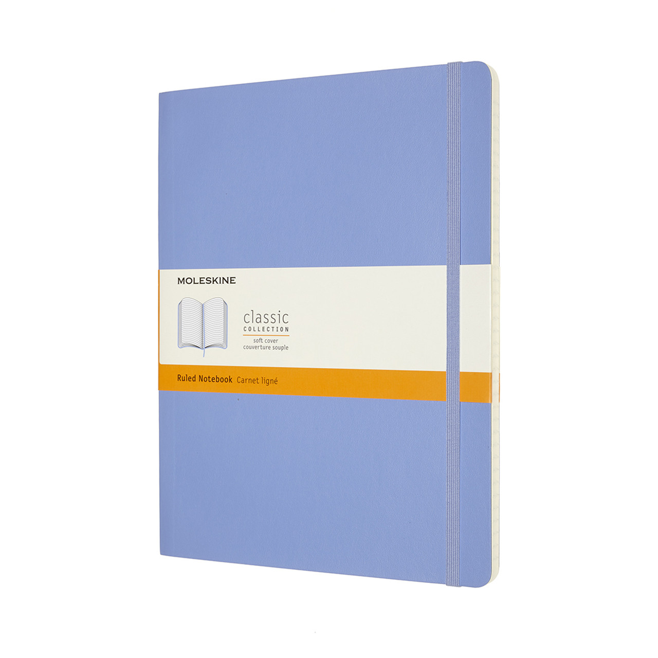 Блокнот Moleskine Classic Великий 19х25 см в лінію Блакитна Гортензія М'яка обкладинка (8056420850956)