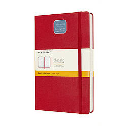 Блокнот Moleskine Classic Expanded середній 13х21 см в лінію Червоний (QP060EXPF2) (8053853606198)