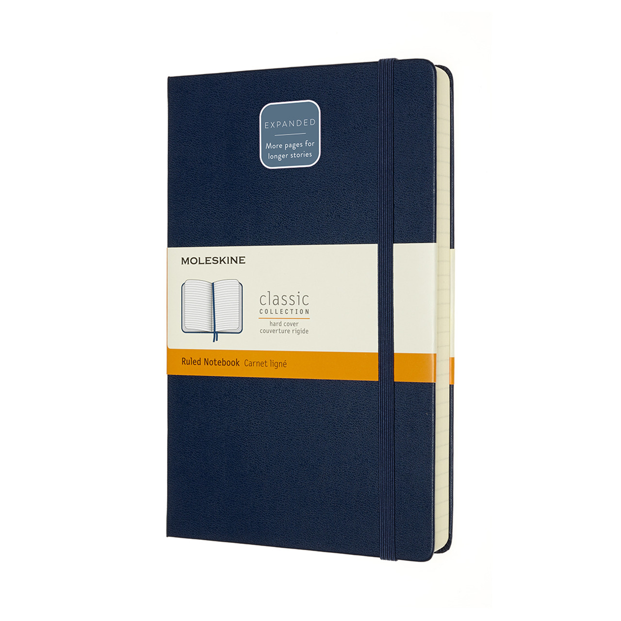 Блокнот Moleskine Classic Expanded середній 13х21 см в лінію Сапфір (QP060EXPB20) (8053853606235), фото 1