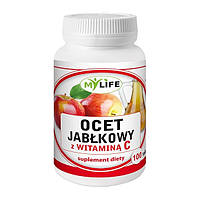 Яблочный уксус с витамином С - Пищевая добавка, содержащая ингредиенты для похудения, 100 шт