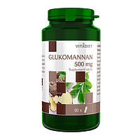 Glukomannan 500 mg - биологически активная добавка, способствующая снижению веса, 90 шт