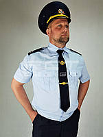 Рубашка шведка форменная ДСНС меланж короткий рукав
