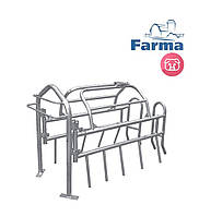 Станок для опоросу свиноматок регульований (оцинкований), без дверей та монтажного кріплення "FARMA"