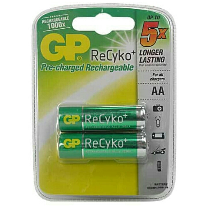 Акумулятор GP AA ReCyko 1,2 v 2000mAh (2шт.), фото 1