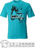 Футболка чоловіча літня з принтом (auto) стильна, нанесення принту на футболки, фото 4