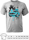 Футболка чоловіча літня з принтом (auto) стильна, нанесення принту на футболки, фото 2