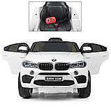 Дитячий електромобіль Джип BMW (2 мотори по 35W, 2акуму, MP3, USB) Bambi JJ2199EBLR-1 Білий, фото 3