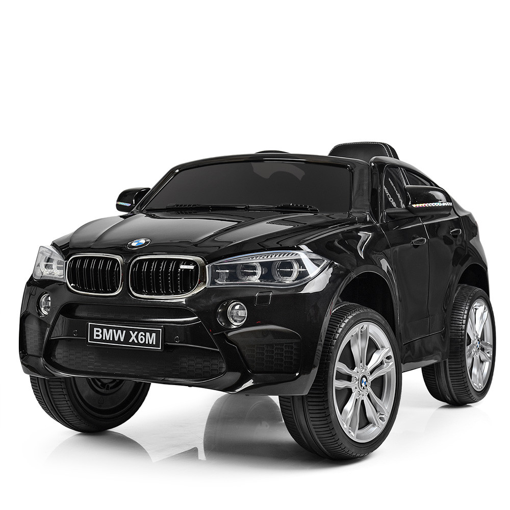 Дитячий електромобіль BMW Джип (2 мотори по 35W, 2акуму, MP3, USB) Bambi JJ2199EBLR-2 Чорний