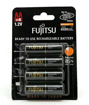 Акумулятор АА Fujitsu 1,2 V 2450mAh (4шт.)
