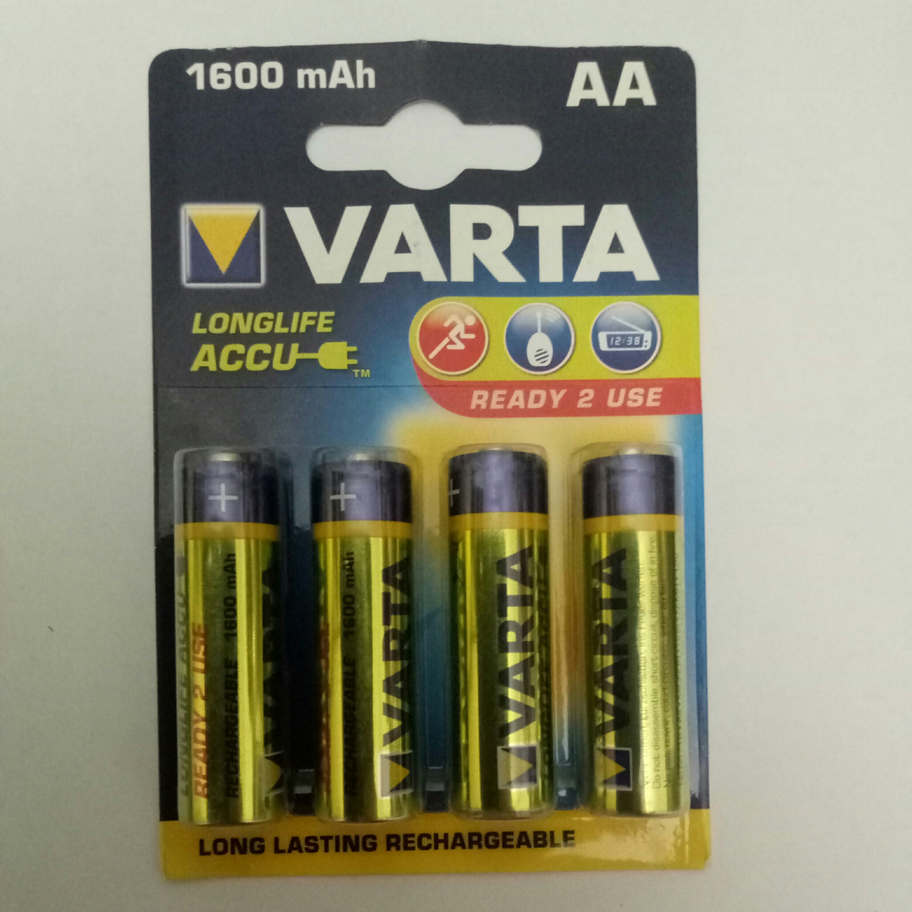 Акумулятор Varta АА 1600mAh Ready 2Use ( 4шт. ), фото 1