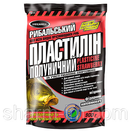 Пластилін насадковий Megamix Полуниця 0,5 кг, фото 1