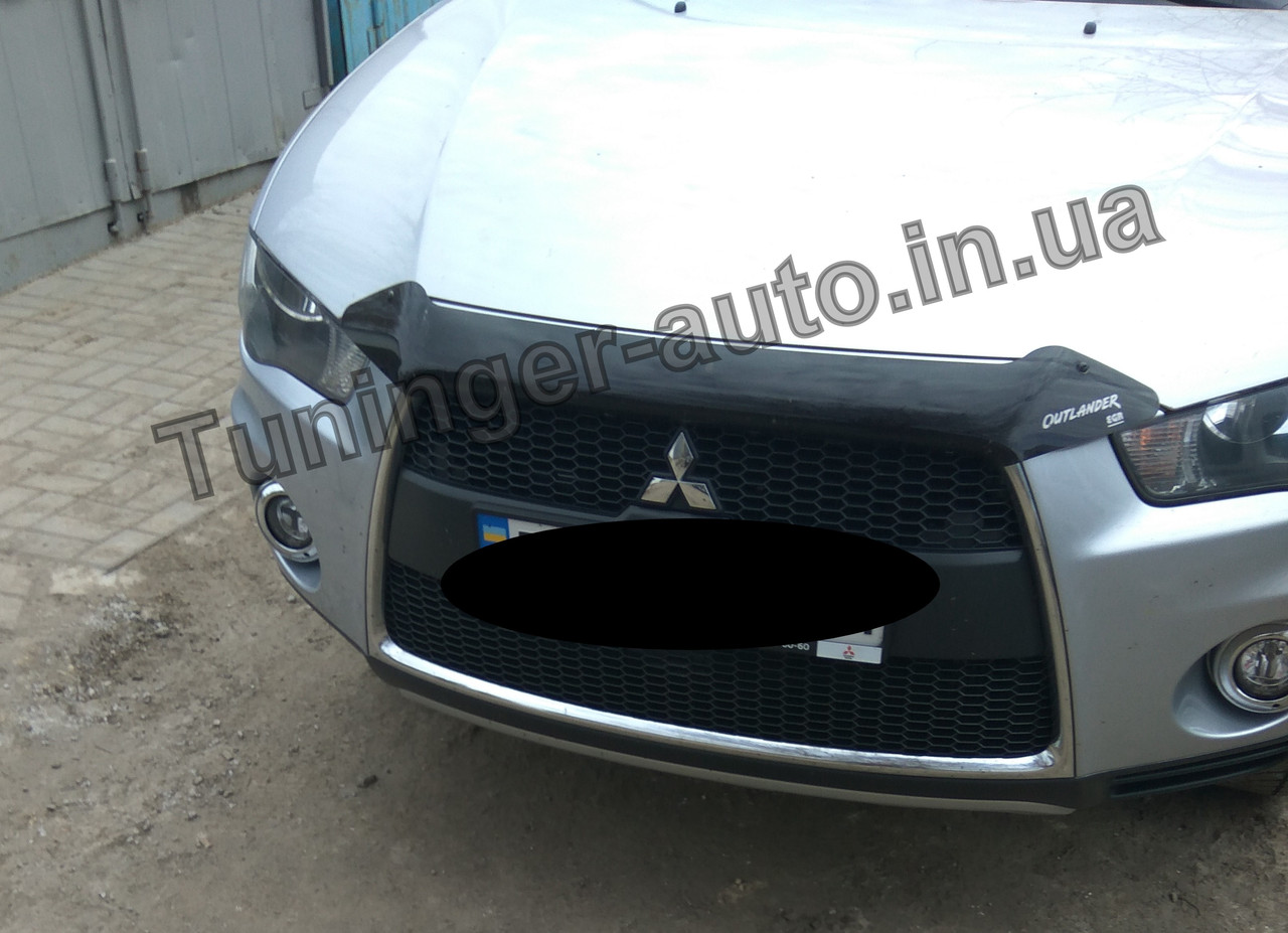 Дефлектор капота Mitsubishi Outlander XL 2010-2012 (EGR)