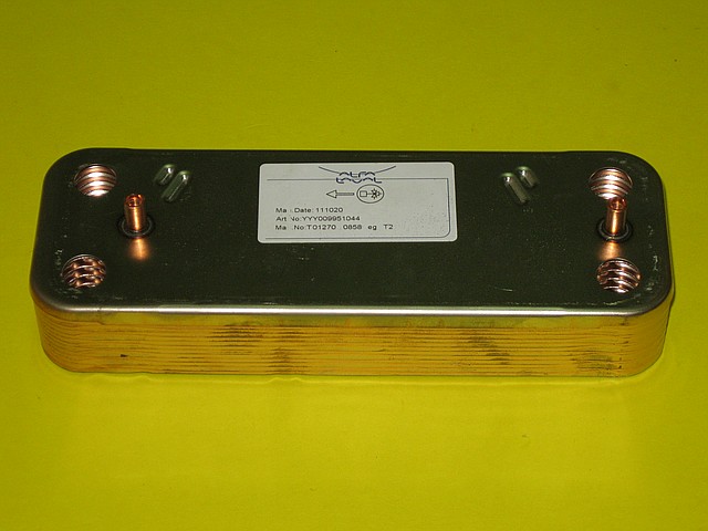 Вторинний теплообмінник (12 пластин) 5686670 Westen, Baxi