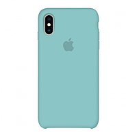 Силиконовый чехол на айфон/iphone Х/Хs sea blue морская волна