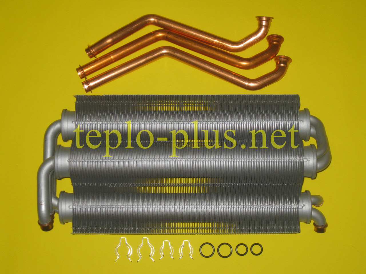 Бітермічний теплообмінник 30 кВт 39819650 Ferroli Domicompact С30, F30, С30D, F30D, FerellaZip C30, F30