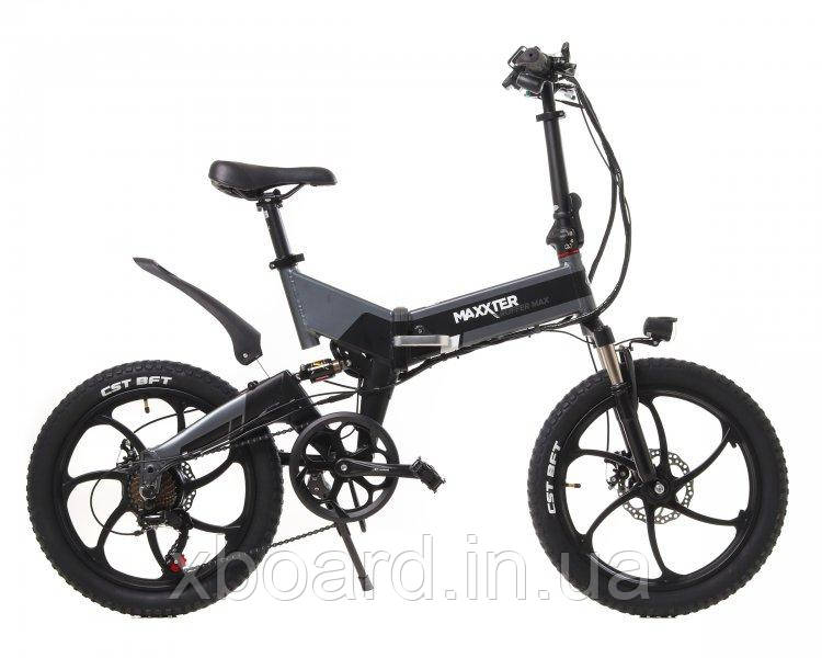 Електричний велосипед Maxxter RUFFER MAX (black-gray)
