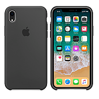 Силиконовый чехол на айфон/iphone XR charcoal grey графитно серый