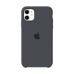 Силіконовий чохол на айфон/iphone 11 charcoal grey графітно сірий