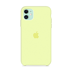 Силіконовий чохол на айфон/iphone 11 mellow yellow жовтий