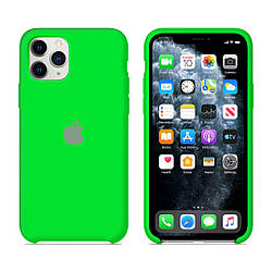 Силіконовий чохол на айфон/iphone 11 Pro uran green уран зелений