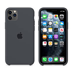 Силіконовий чохол на айфон/iphone 11 Pro Max charcoal grey графітно сірий