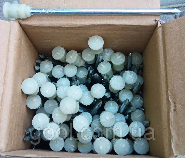 wkret-met lmx дюбель для пенопласта и минеральной ваты 10х140мм стержень с термоголовкой