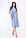 Плаття-сарафан із кишенями та поясом, арт.196, колір бірюза/бірюзового цвіту, фото 3