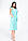 Плаття-сарафан із кишенями та поясом, арт.196, колір бірюза/бірюзового цвіту, фото 2