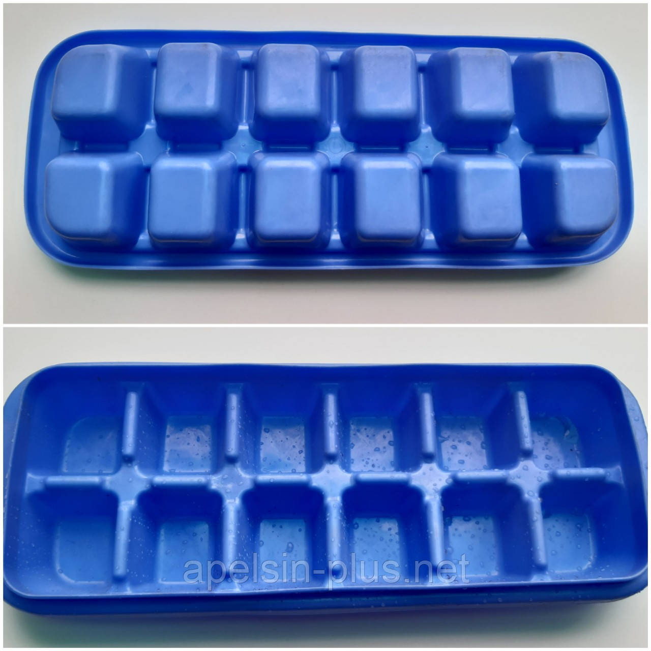 Пластикова форма для кубиків льоду на 12 комірок, фото 1