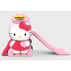 Дитяча гірка BAMBI HK2018-1A Hello Kitty баскетбольне кільце рожево-червона**