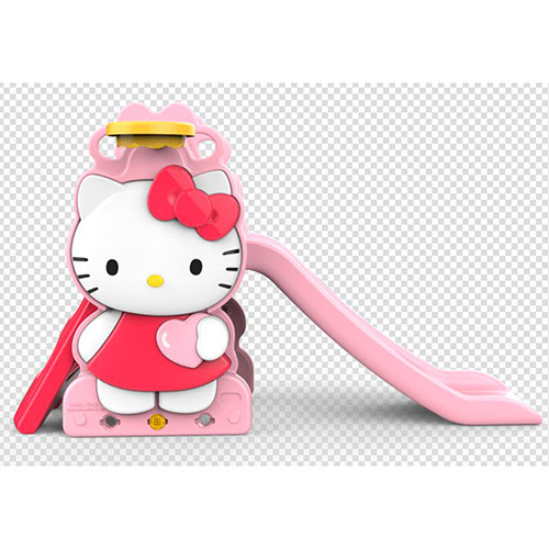 Детская горка BAMBI HK2018-1A Hello Kitty баскетбольное кольцо розово-красная** - фото 1 - id-p1174960568