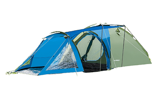 Палатка 4-х місна Presto Acamper SOLITER 4 PRO зелено - синя - 3500мм. Н2О - 5,3 кг, фото 2