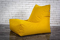 Желтый Бескаркасное Кресло мешок груша диван 60х80x90 (XL)