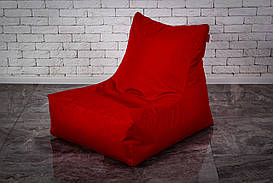 Червоне Безкаркасне Крісло мішок груша диван 60х80x90 (XL)